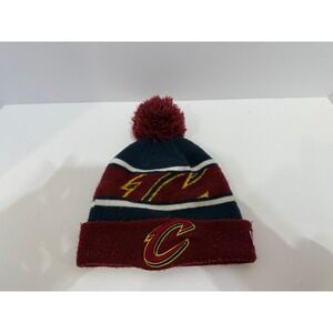 New Era Cleveland Cavaliers NBA Pom Knit Beanie Hat Cap